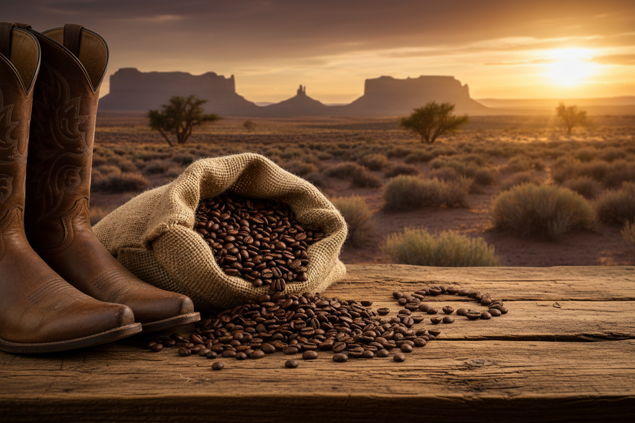 Cowboy Blend Coffee - Dark & Medium Roast Mix
