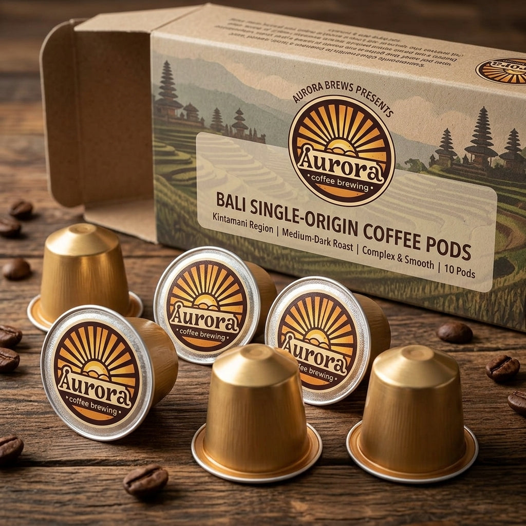 Bali Single-Origin Coffee - Medium-Dark Drip Pods