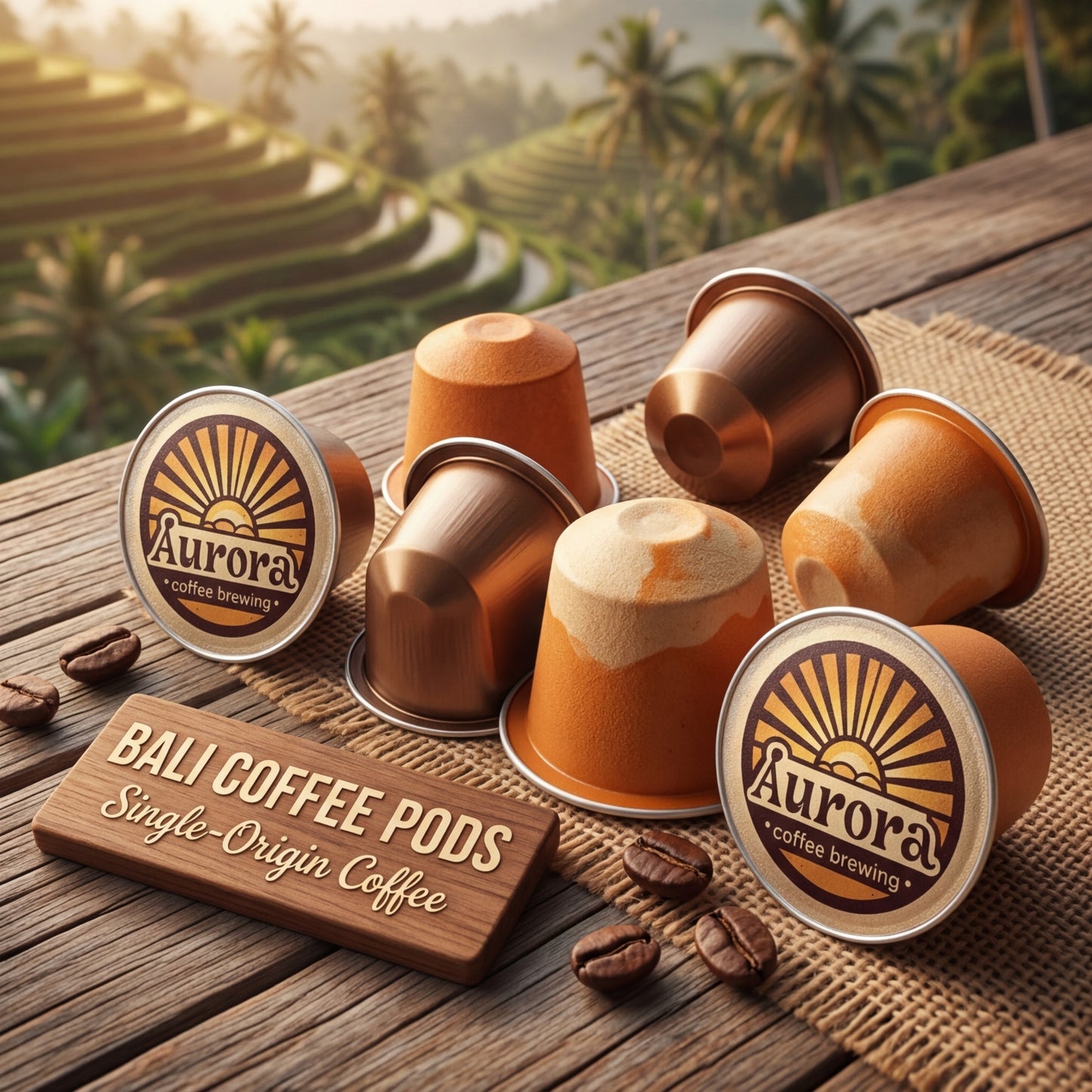 Bali Single-Origin Coffee - Medium-Dark Drip Pods