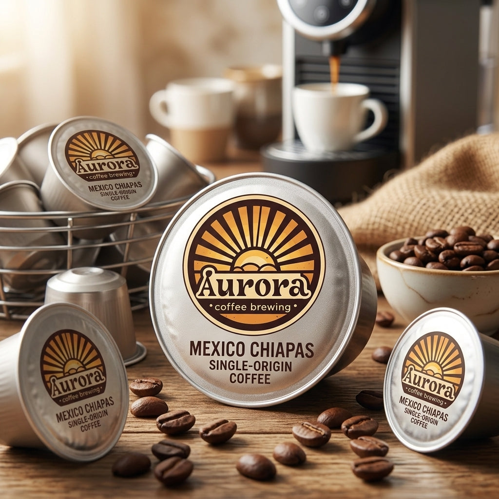 Mexico Chiapas Single-Origin Coffee - Medium Roast Drip Pods