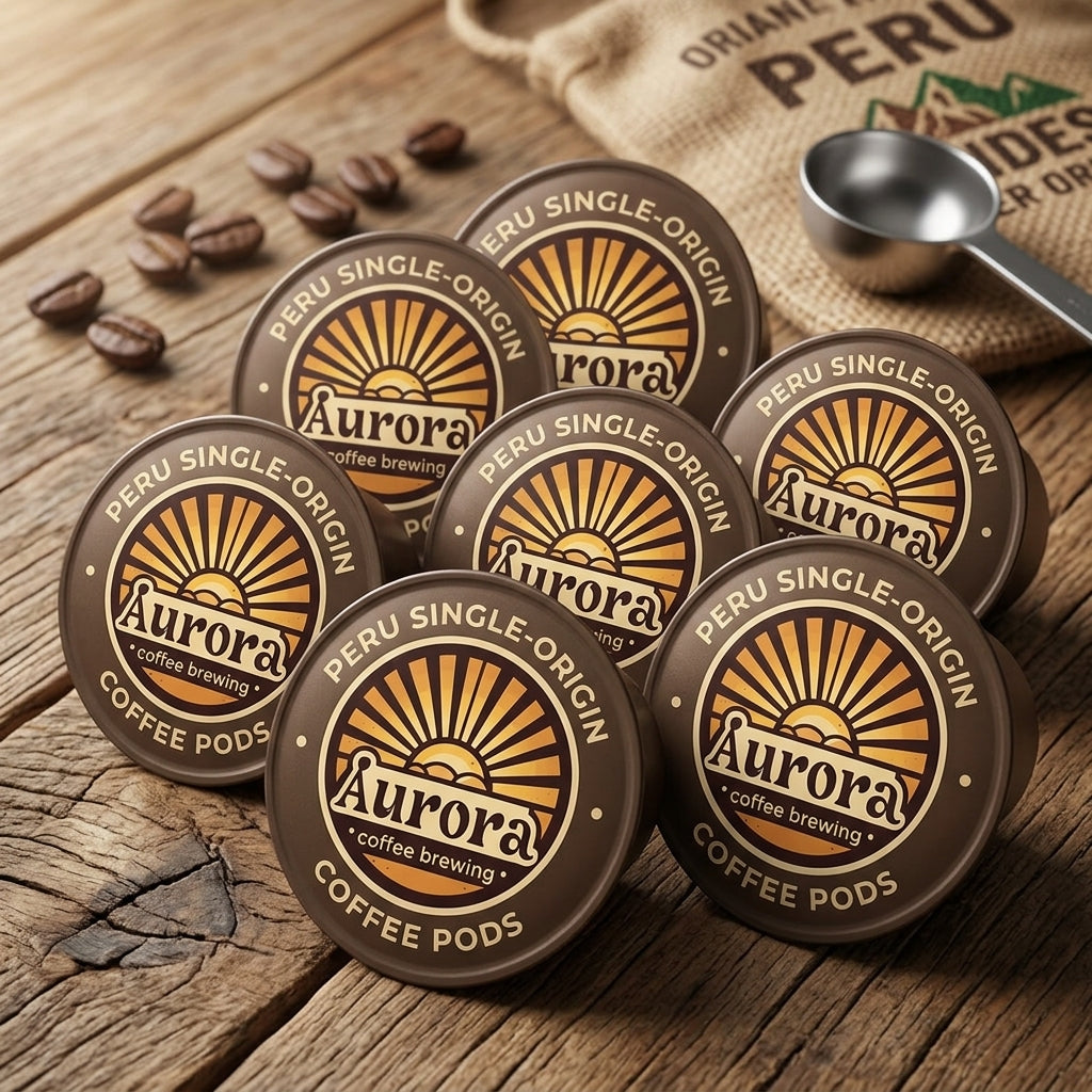 Peru Single-Origin Coffee - Medium Roast Drip Pods