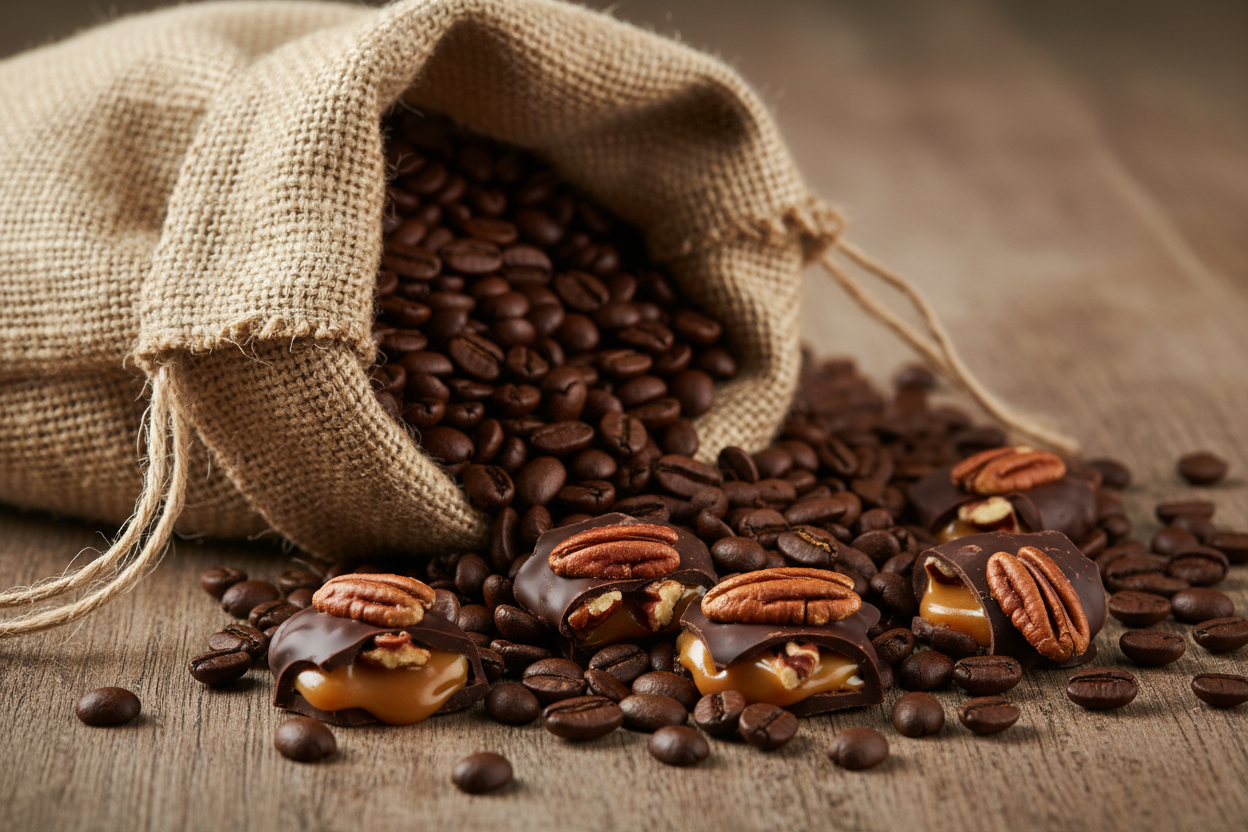 Turtle Flavored Coffee - Chocolate Caramel Hazelnut Medium Roast