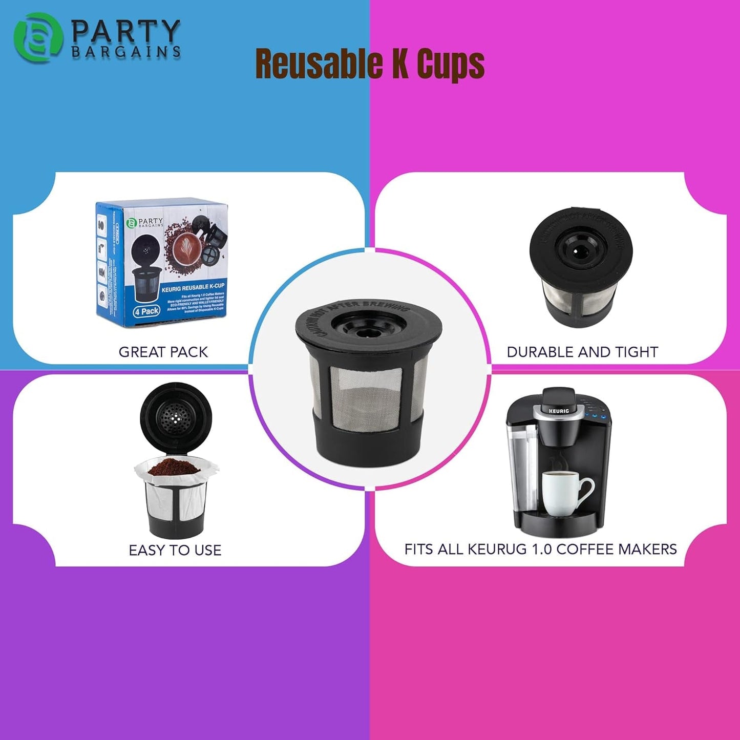 Reusable Coffee Pods for 1.0 Brewers