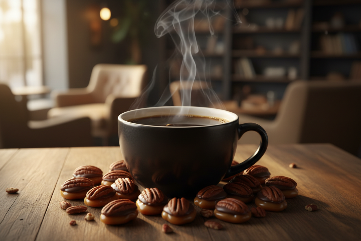 Turtle Flavored Coffee - Chocolate Caramel Hazelnut Medium Roast
