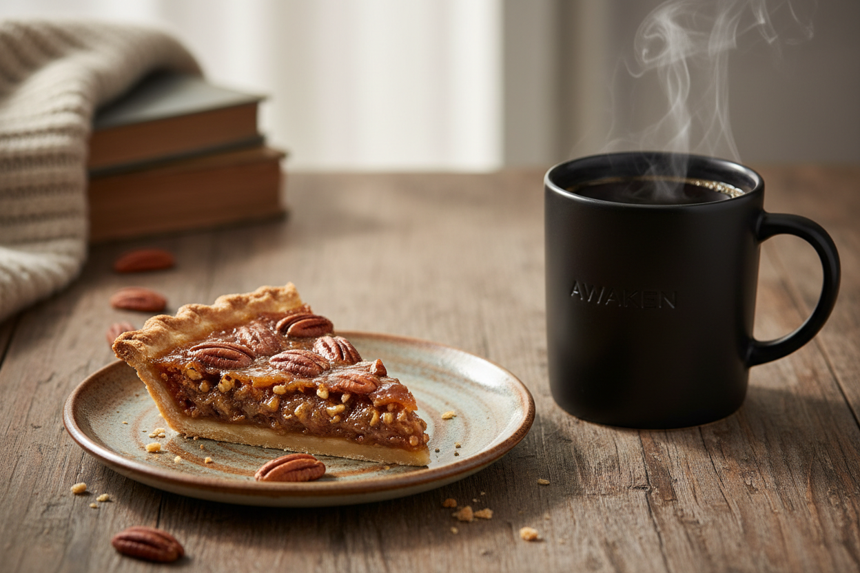 Pecan Pie Flavored Coffee - Caramel Butter Pecan