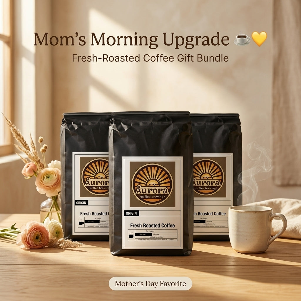 Mom’s Morning Upgrade 1 MONTH SUPPLY ☕💛 | Fresh-Roasted Coffee Gift Bundle (3 Bags)