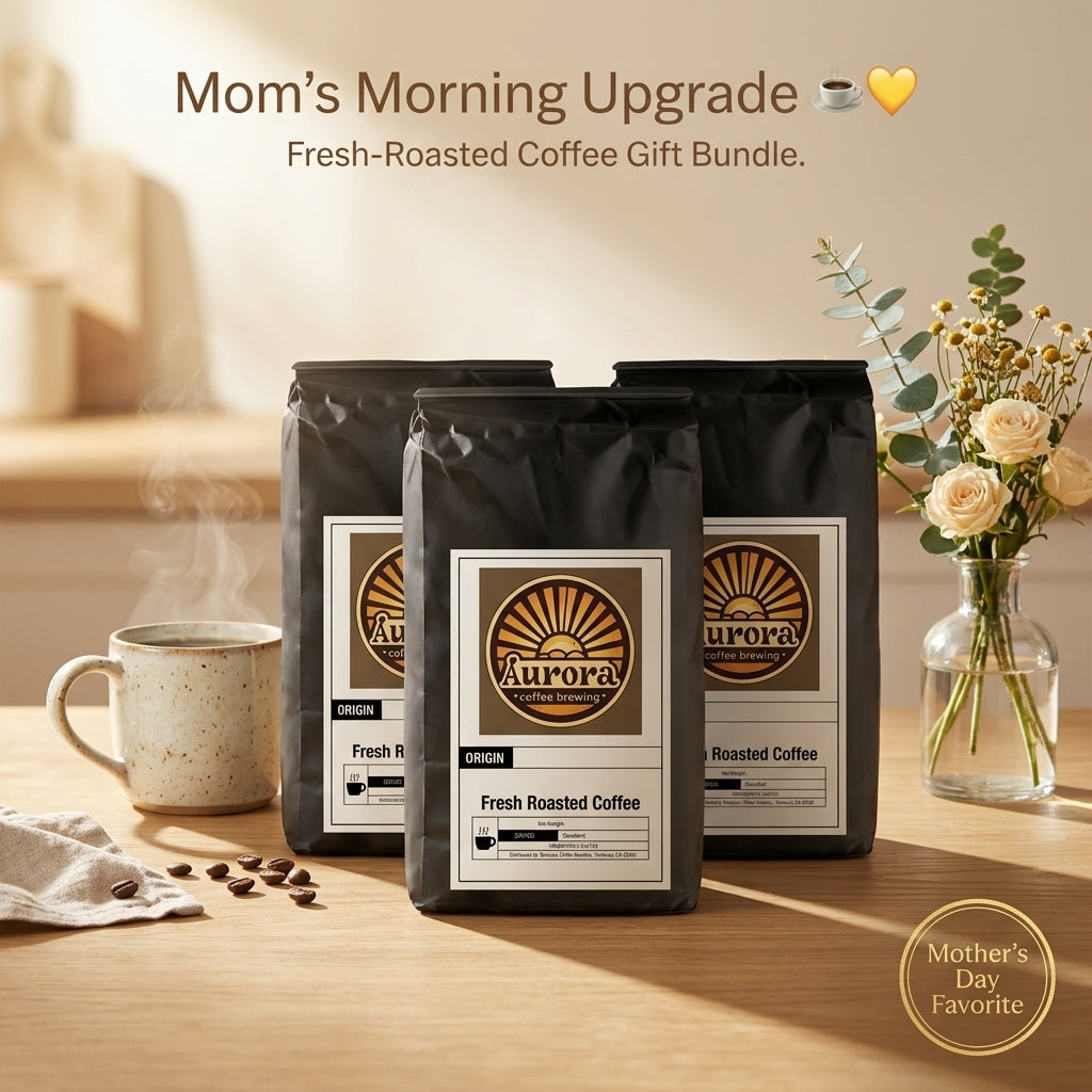 Mom’s Morning Upgrade 1 MONTH SUPPLY ☕💛 | Fresh-Roasted Coffee Gift Bundle (3 Bags)