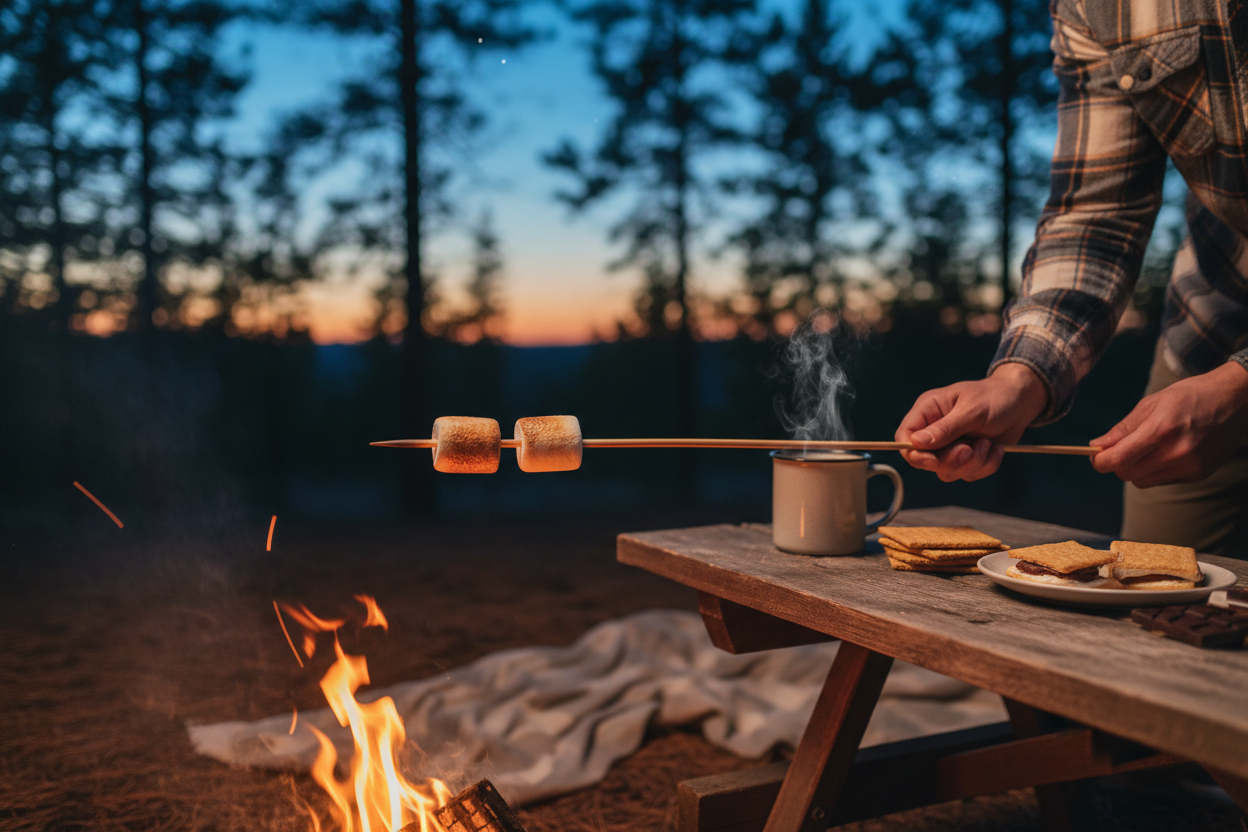 S'mores Flavored Coffee - Chocolate Marshmallow Medium Roast