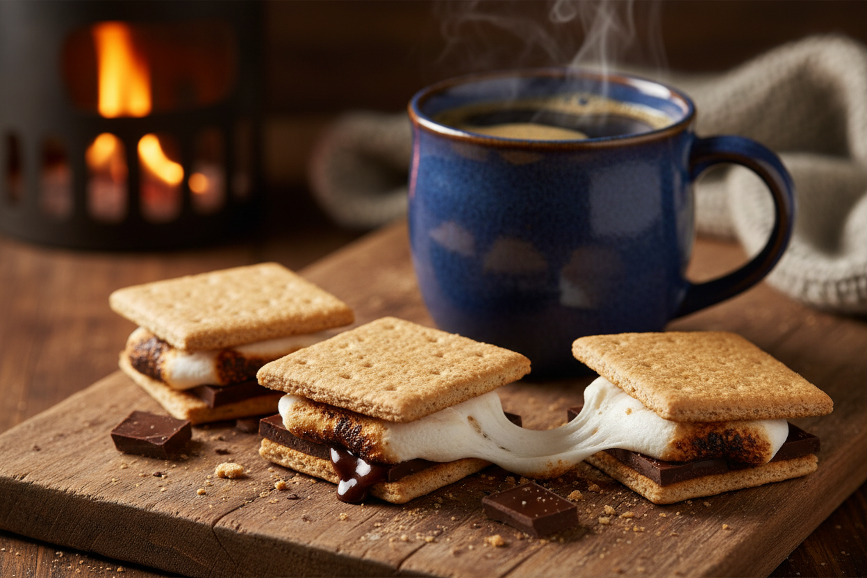 S'mores Flavored Coffee - Chocolate Marshmallow Medium Roast